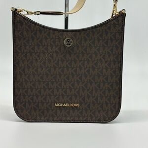 Michael Kors Dark Brown Monogram Crossbody